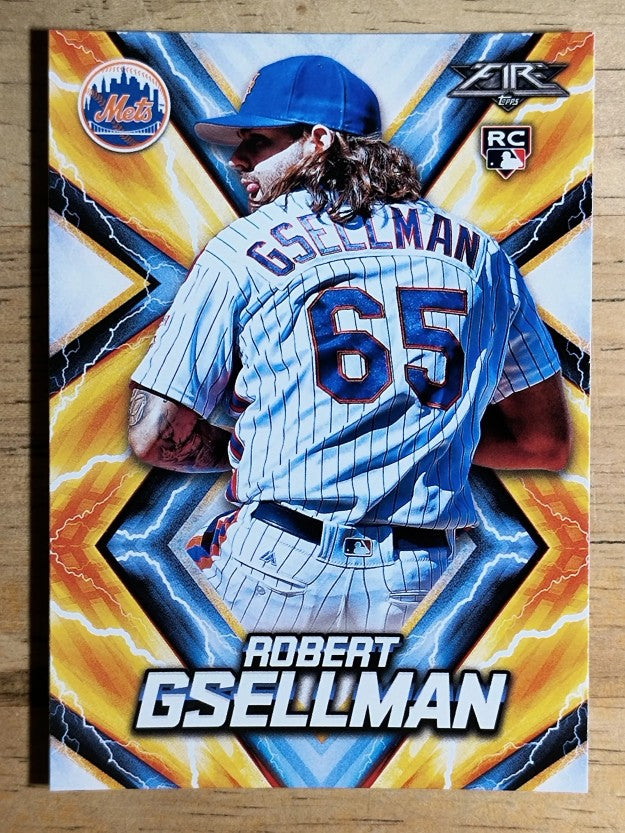 2017 Topps Fire #188 Robert Gsellman RC