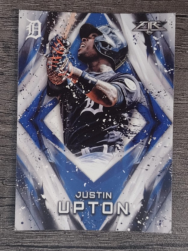2017 Topps Fire #179 Justin Upton
