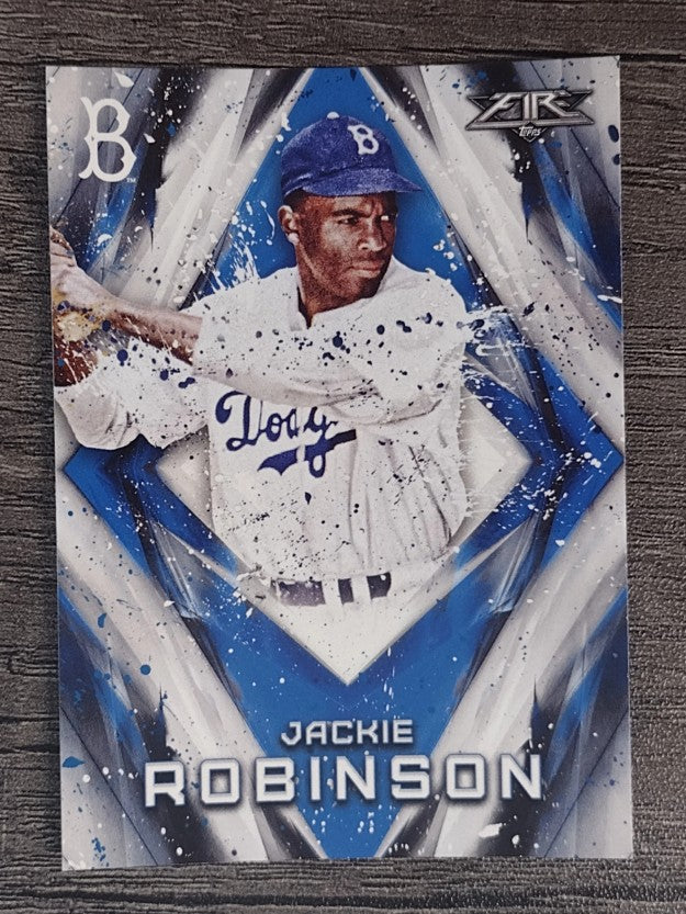 2017 Topps Fire #101 Jackie Robinson
