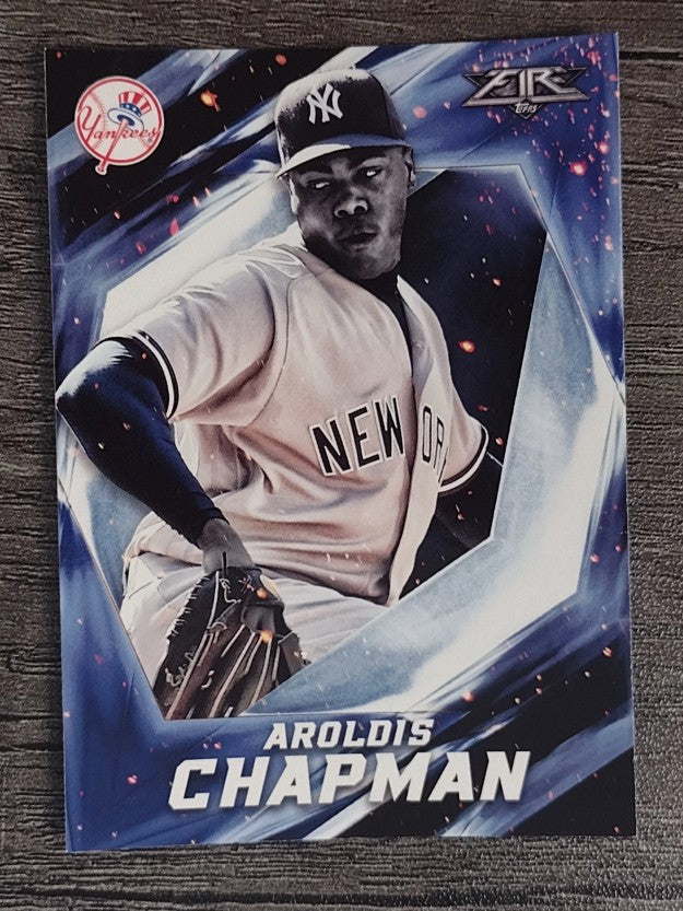 2017 Topps Fire #89 Aroldis Chapman