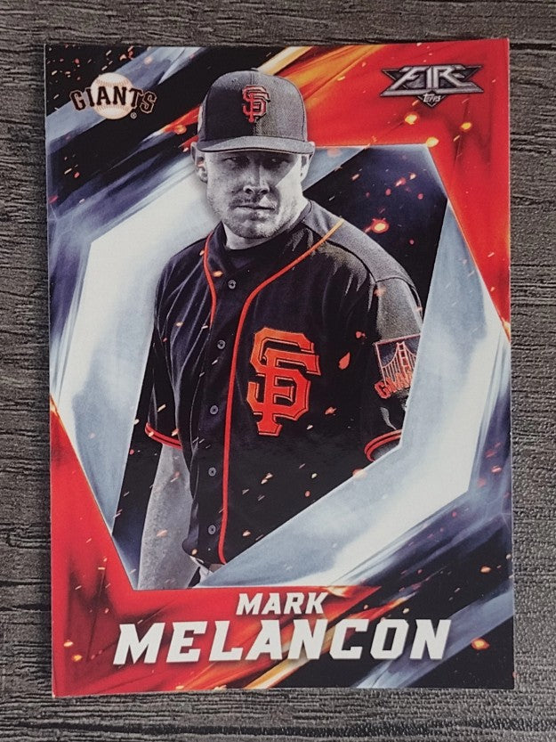 2017 Topps Fire #13 Mark Melancon
