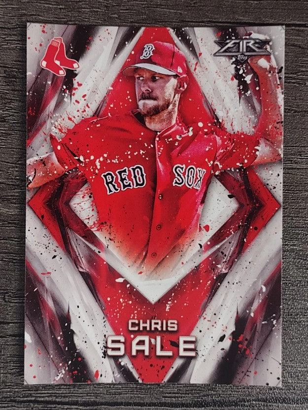 2017 Topps Fire #10 Chris Sale