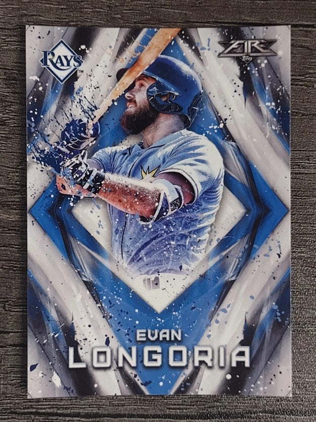 2017 Topps Fire #5 Evan Longoria