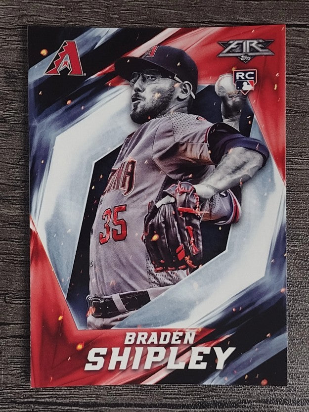 2017 Topps Fire #164 Braden Shipley RC