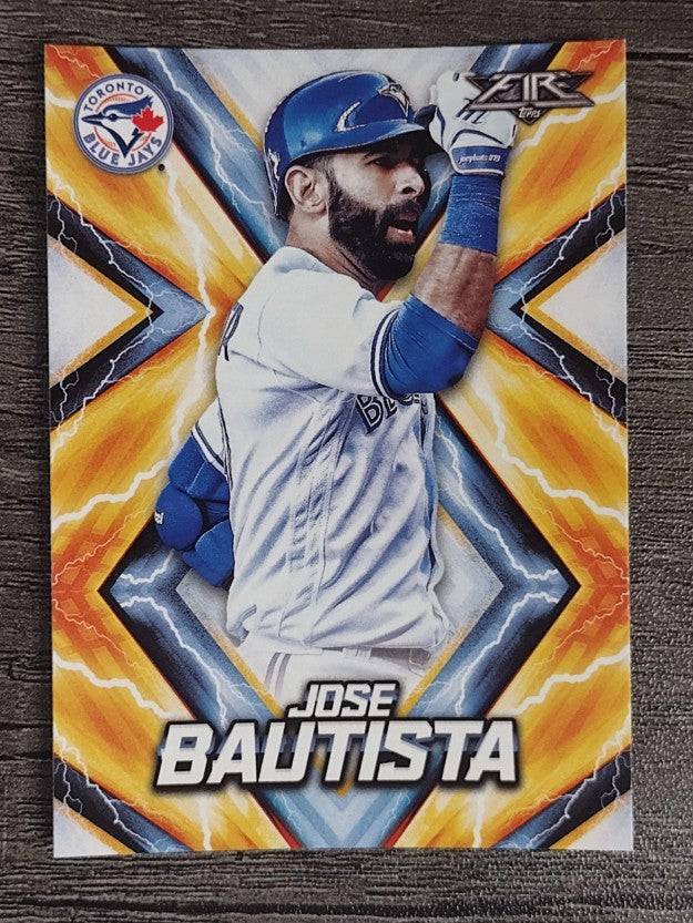 2017 Topps Fire #158 Jose Bautista