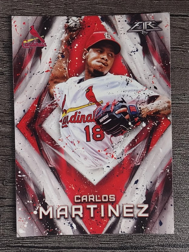 2017 Topps Fire #116 Carlos Martinez