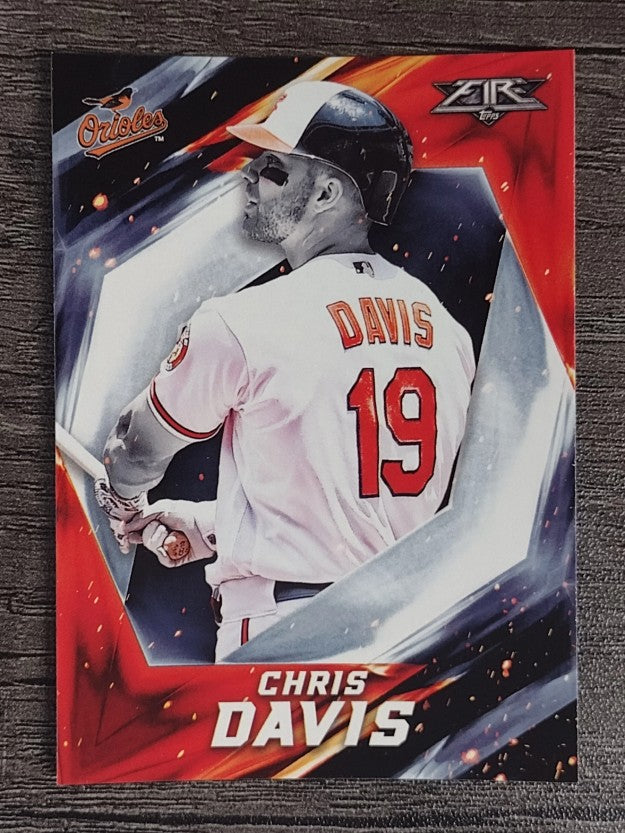 2017 Topps Fire #113 Chris Davis