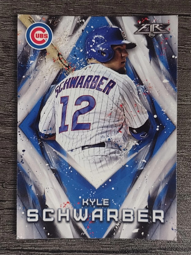 2017 Topps Fire #152 Kyle Schwarber