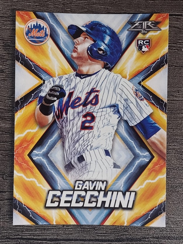 2017 Topps Fire #142 Gavin Cecchini RC