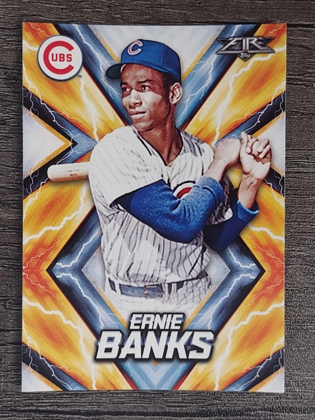 2017 Topps Fire #139 Ernie Banks
