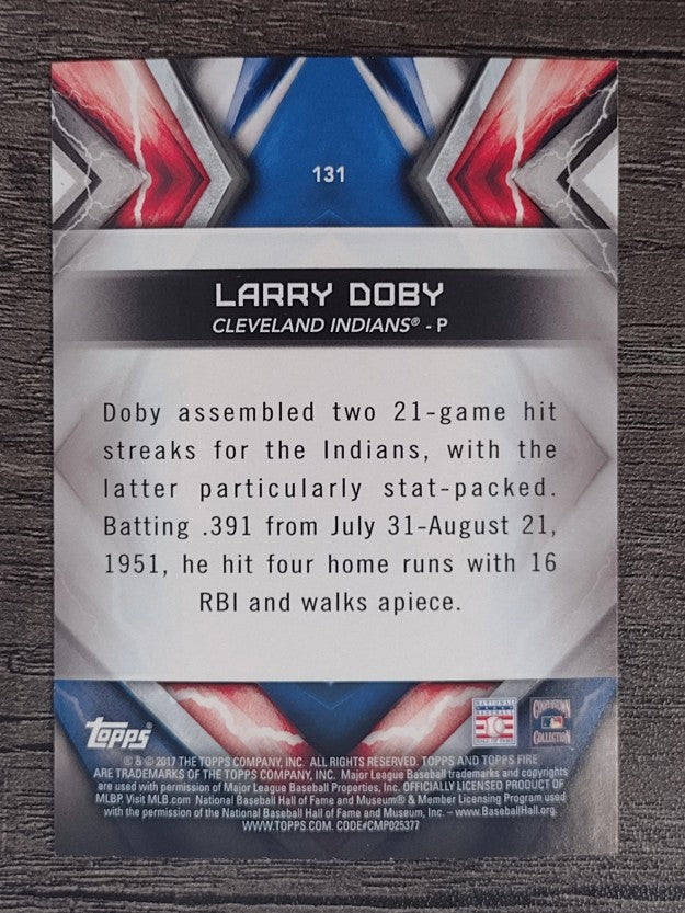 2017 Topps Fire #131 Larry Doby