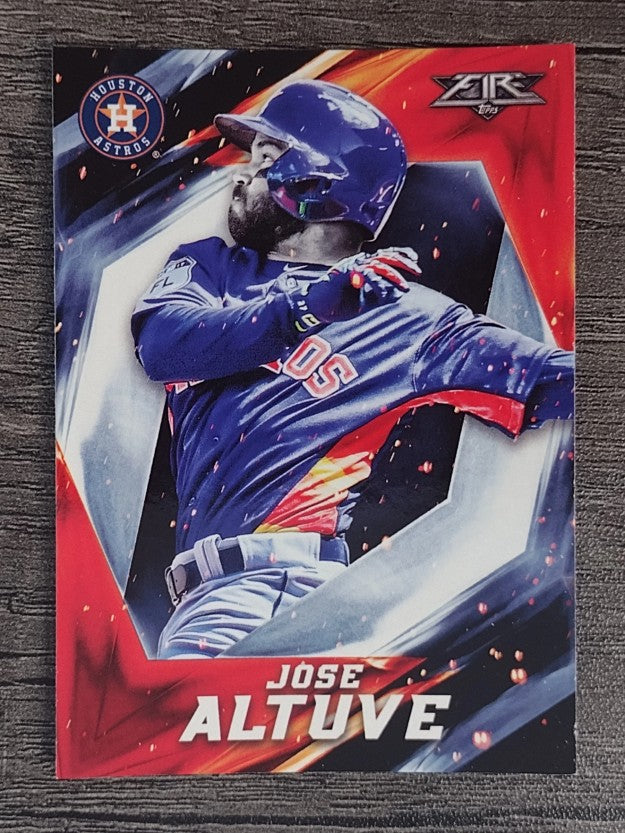 2017 Topps Fire #123 Jose Altuve