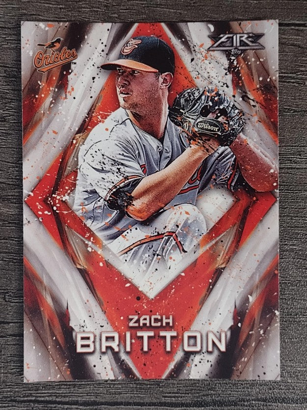 2017 Topps Fire #173 Zach Britton