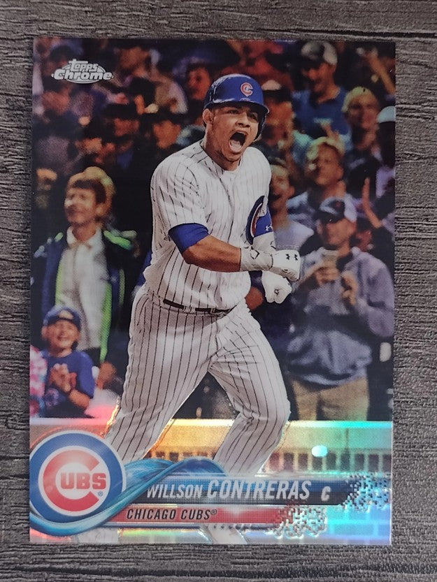 2018 Topps Chrome Refractors #197 Willson Contreras