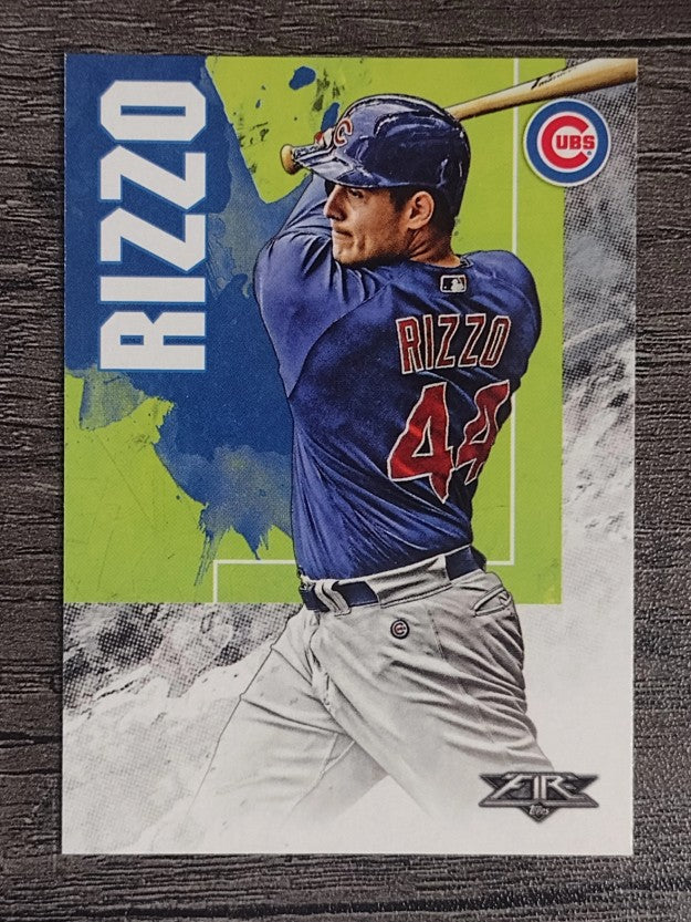2019 Topps Fire #32 Anthony Rizzo