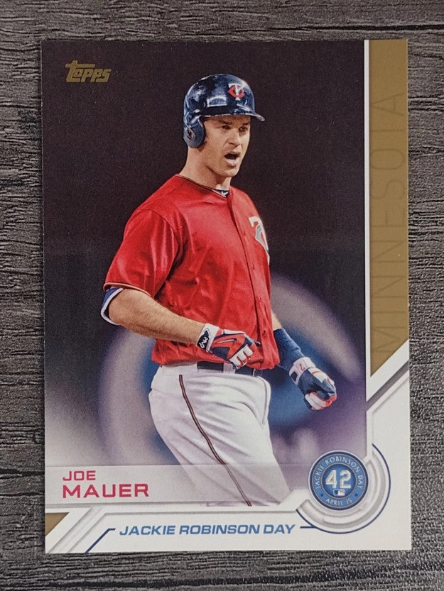 2017 Topps Jackie Robinson Day #JRD10 Joe Mauer