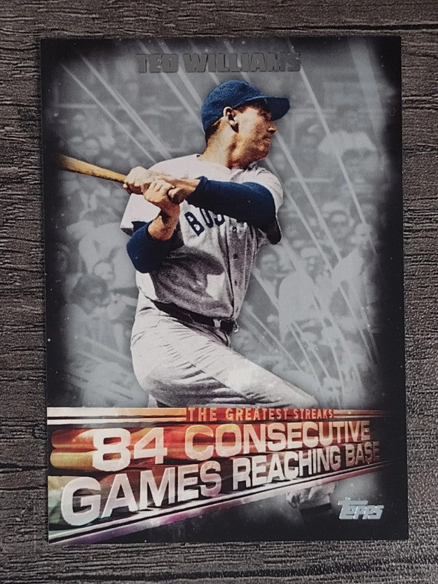 2016 Topps The Greatest Streaks #GS09 Ted Williams