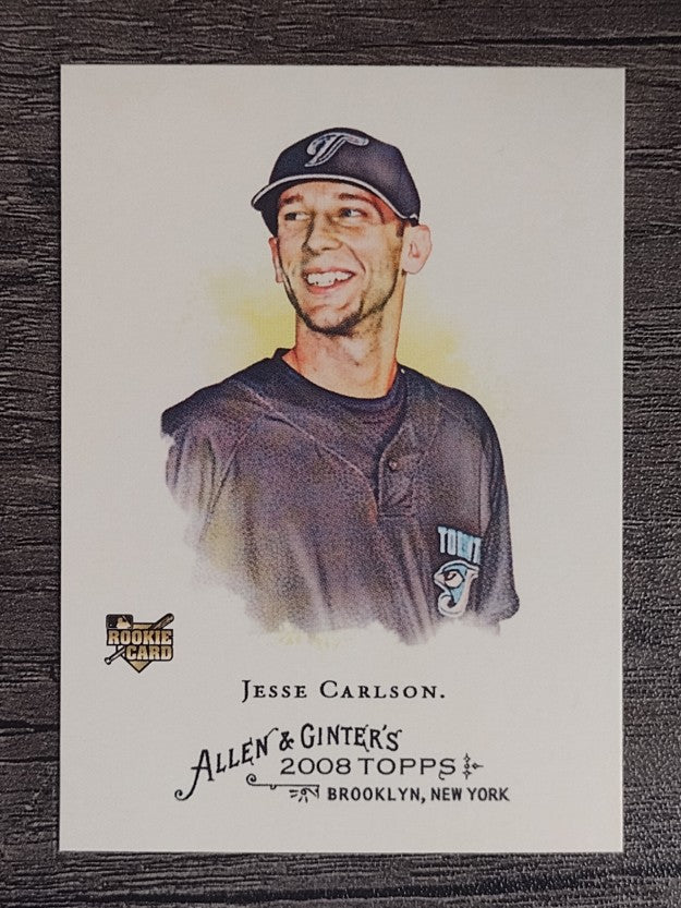 2008 Topps Allen and Ginter #154 Jesse Carlson RC