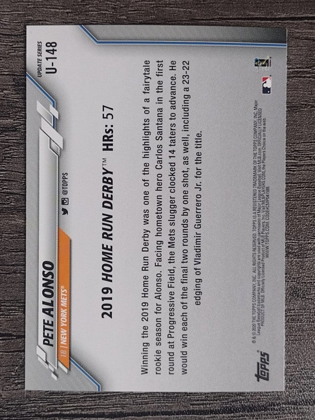 2020 Topps Update #U148 Pete Alonso HRD