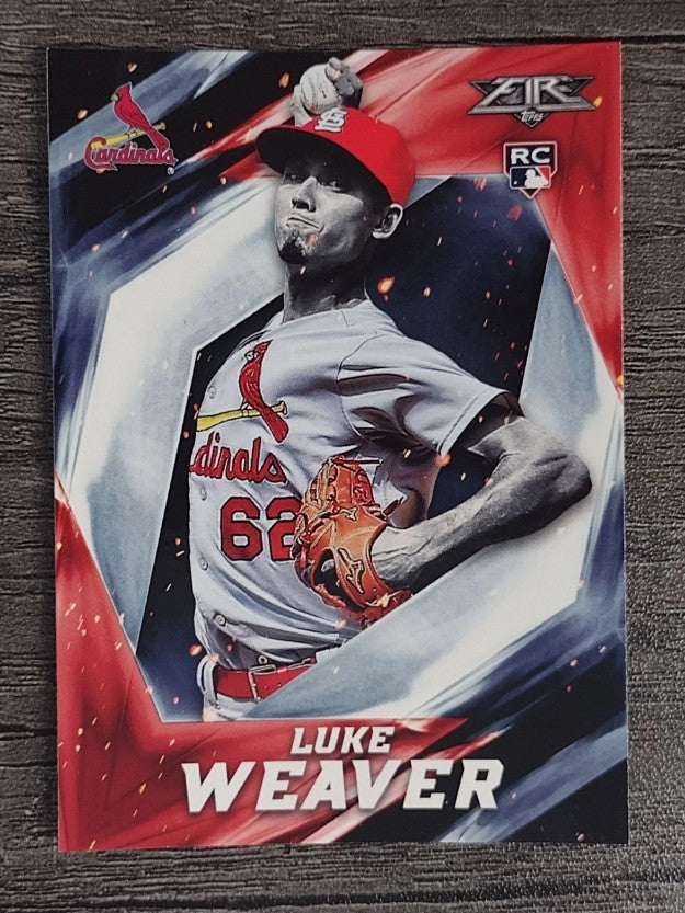 2017 Topps Fire #154 Luke Weaver RC