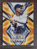 2017 Topps Fire #54 Lou Gehrig
