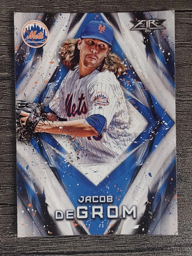 2017 Topps Fire #52 Jacob deGrom