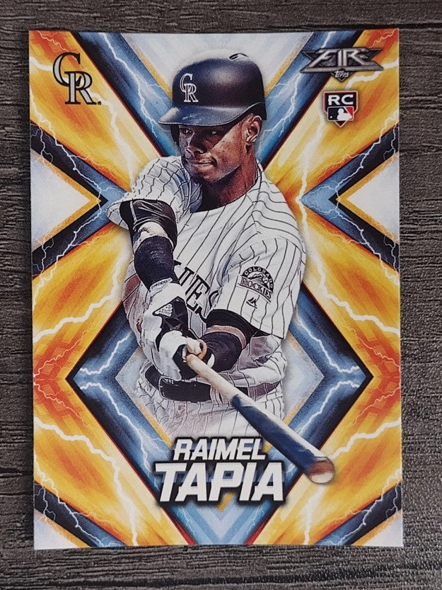 2017 Topps Fire #80 Raimel Tapia RC