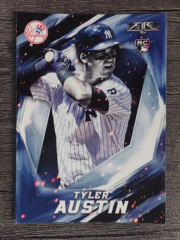 2017 Topps Fire #183 Tyler Austin RC