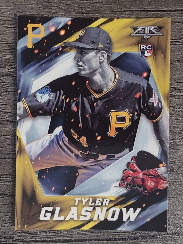 2017 Topps Fire #111 Tyler Glasnow RC
