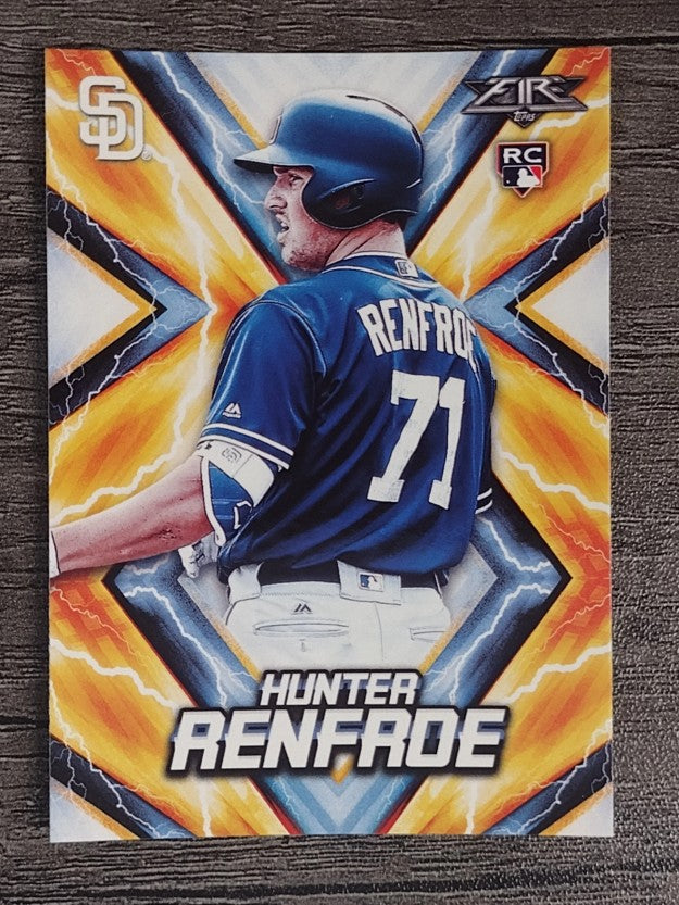 2017 Topps Fire #135 Hunter Renfroe RC