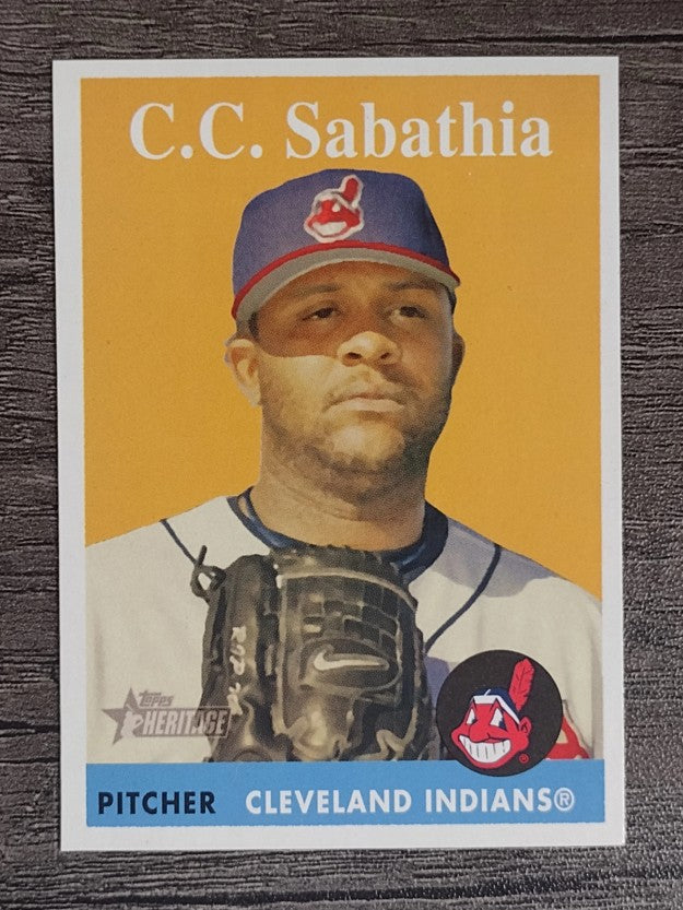 2007 Topps Heritage #382 C.C. Sabathia