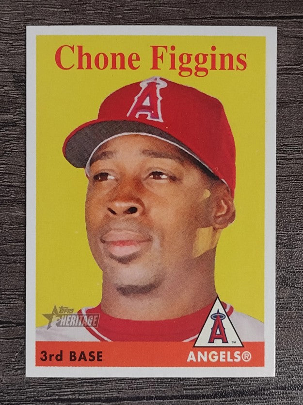 2007 Topps Heritage #425 Chone Figgins