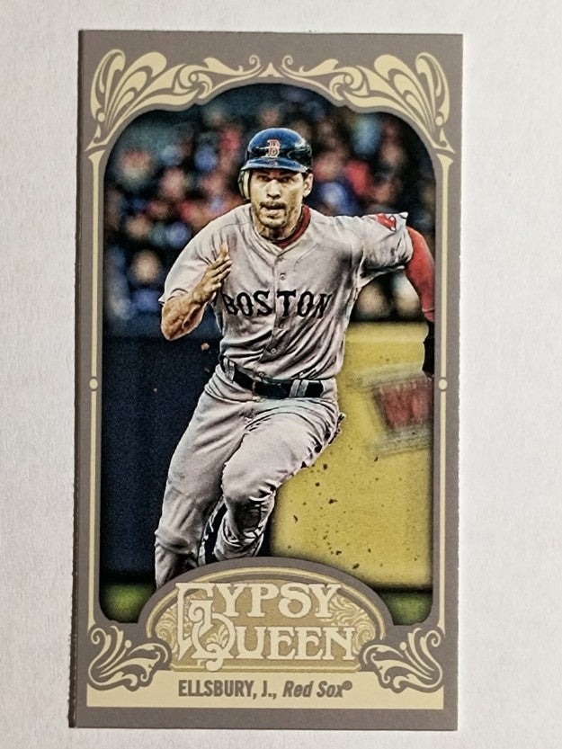 2012 Topps Gypsy Queen Mini Straight Cut Back #60 Jacoby Ellsbury