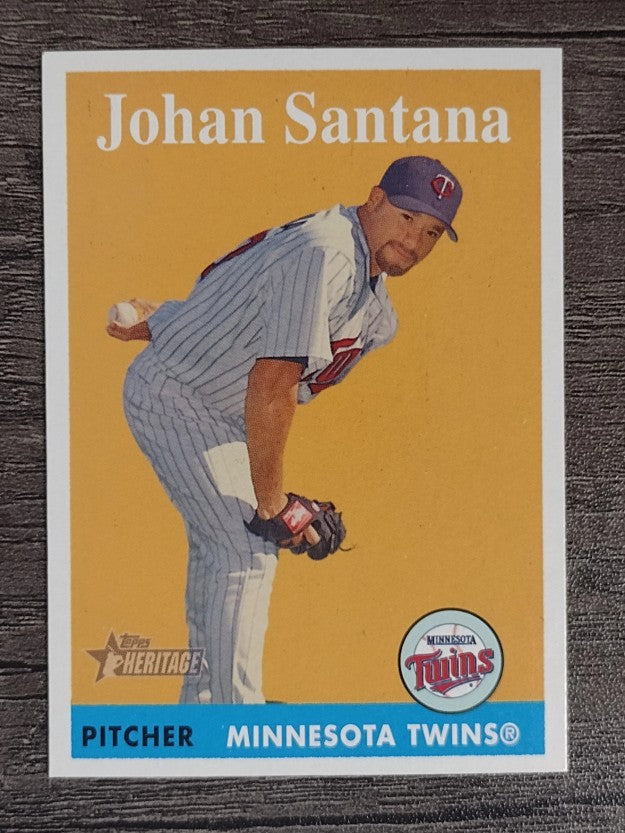 2007 Topps Heritage #255 Johan Santana