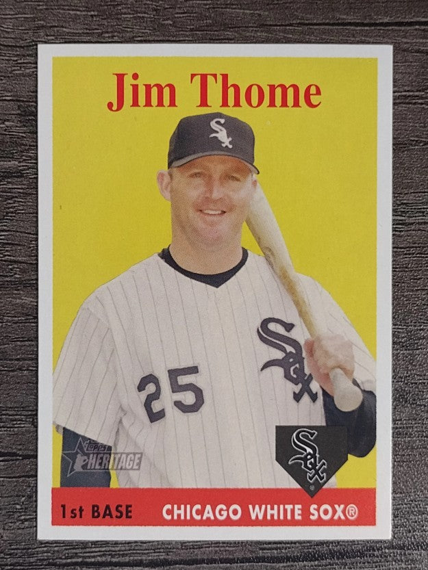 2007 Topps Heritage #33a Jim Thome