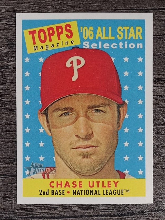 2007 Topps Heritage #478 Chase Utley AS