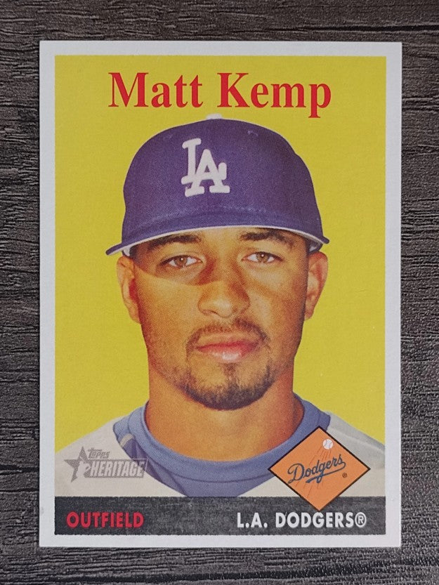 2007 Topps Heritage #244 Matt Kemp