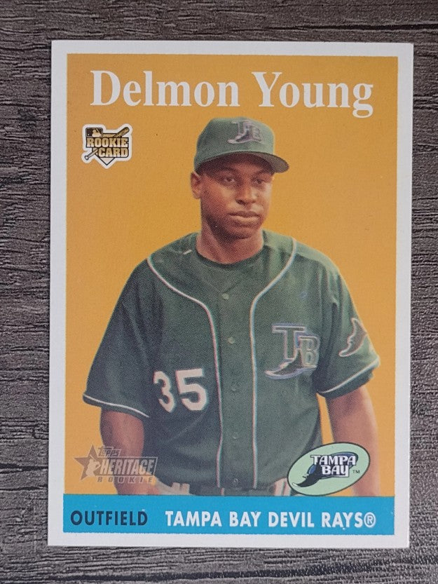 2007 Topps Heritage #47 Delmon Young (RC)