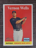 2007 Topps Heritage #437 Vernon Wells SP