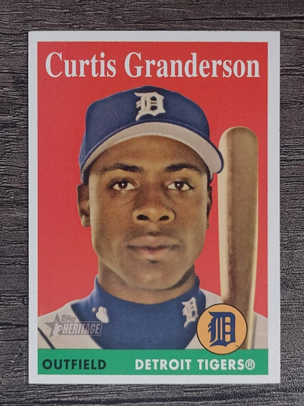 2007 Topps Heritage #434 Curtis Granderson