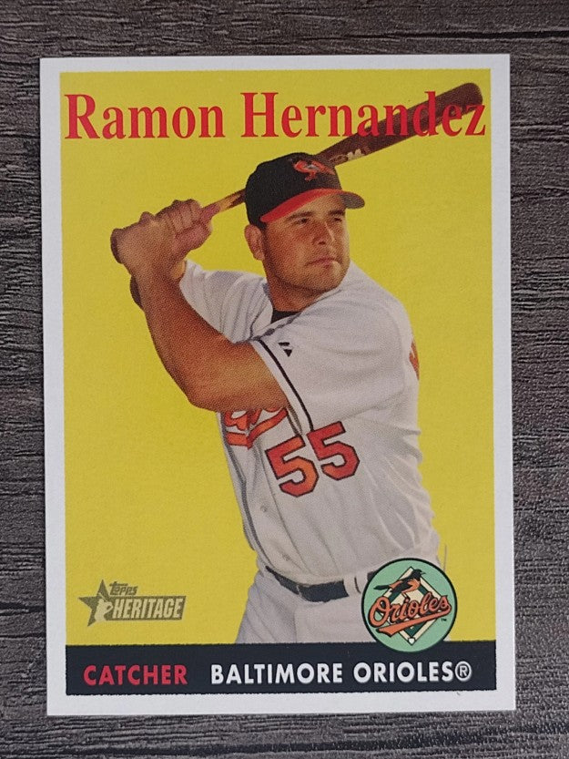 2007 Topps Heritage #429 Ramon Hernandez SP