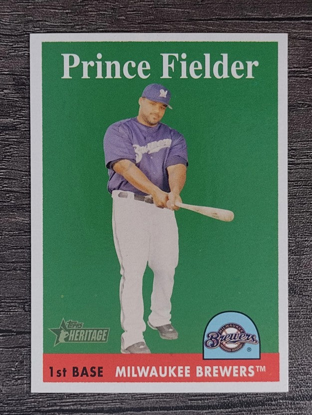2007 Topps Heritage #454 Prince Fielder