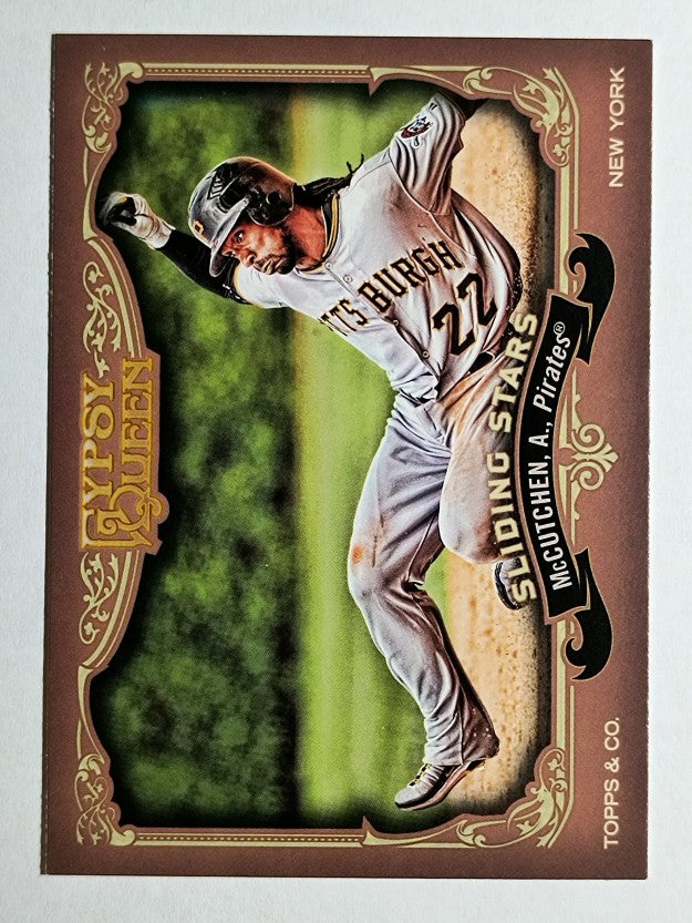 2012 Topps Gypsy Queen Sliding Stars #AM Andrew McCutchen
