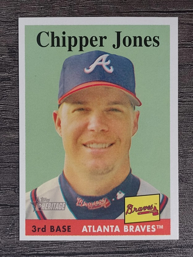 2007 Topps Heritage #440 Chipper Jones