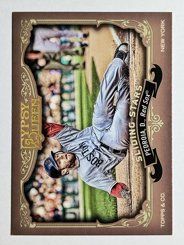 2012 Topps Gypsy Queen Sliding Stars #DP Dustin Pedroia