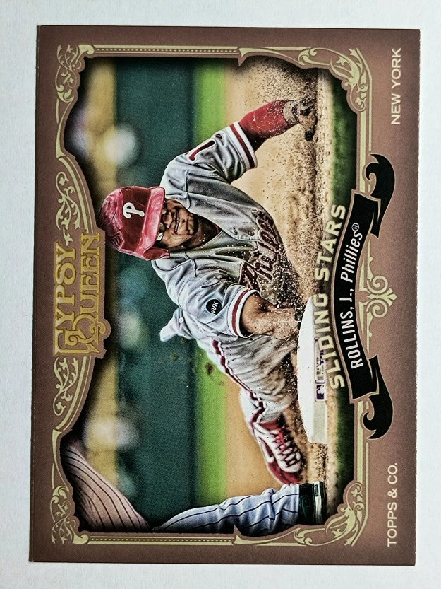 2012 Topps Gypsy Queen Sliding Stars #JRO Jimmy Rollins