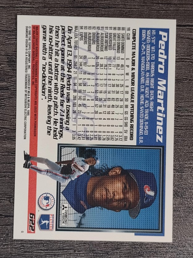 1995 Topps #622 Pedro Martinez