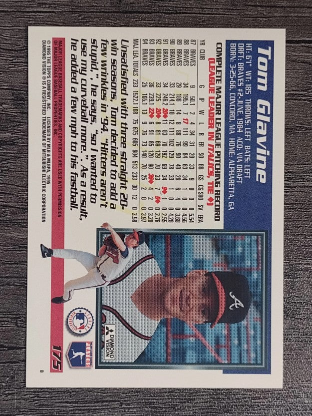 1995 Topps #175 Tom Glavine