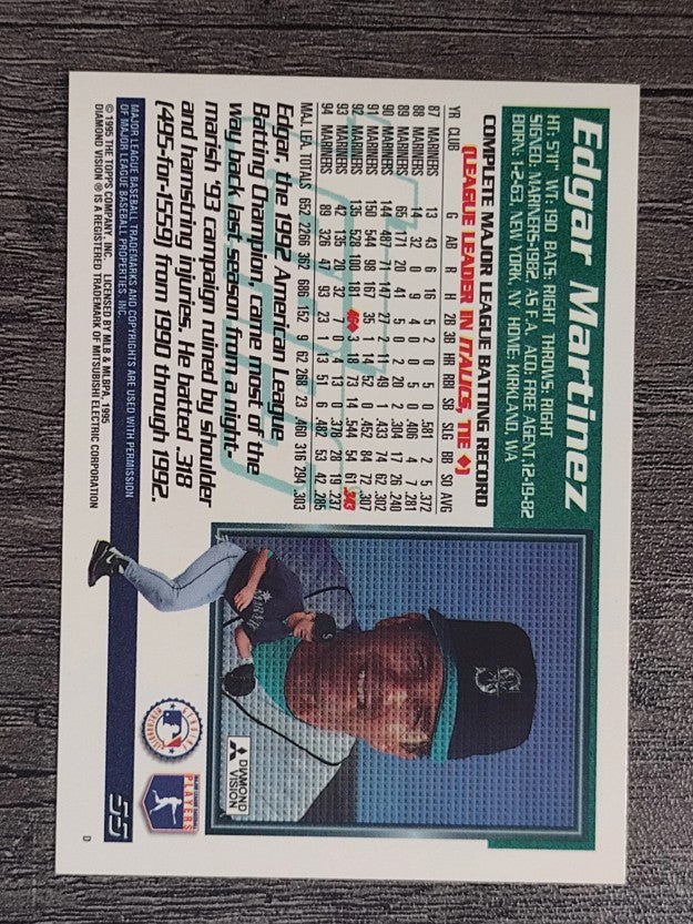 1995 Topps #55 Edgar Martinez