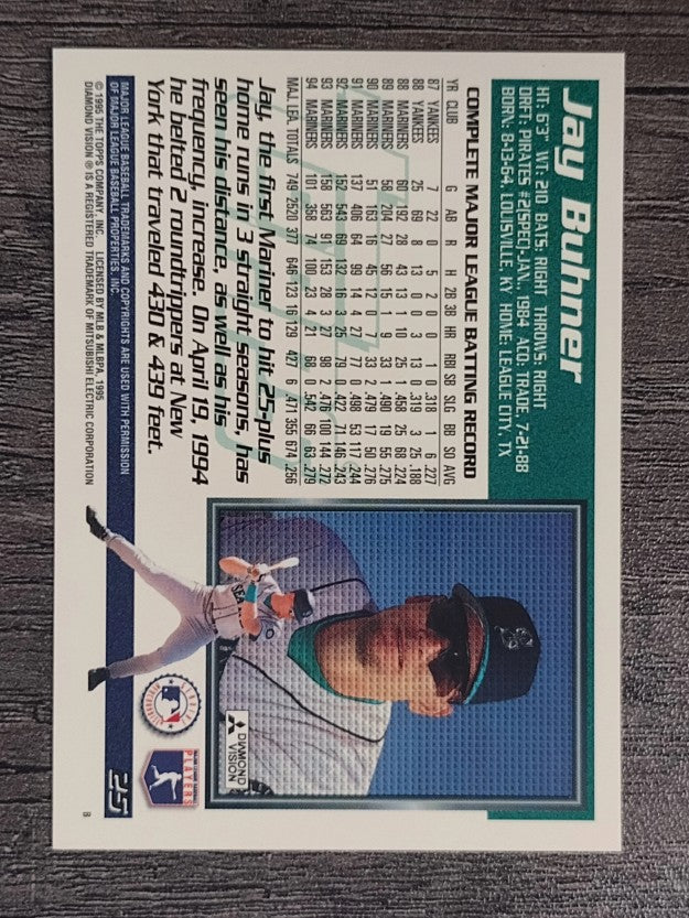 1995 Topps #25 Jay Buhner